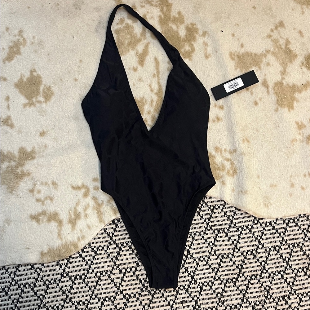 NWT never worn! Mono B Black One Piece Swimsuit